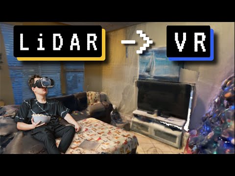 LiDAR Scanning My House into VR