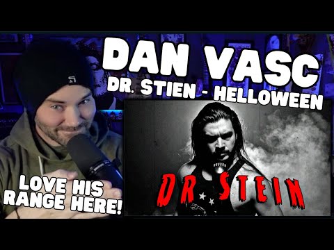 Metal Vocalist First Time Reaction - Dan Vasc - "Dr Stein" - HELLOWEEN Cover