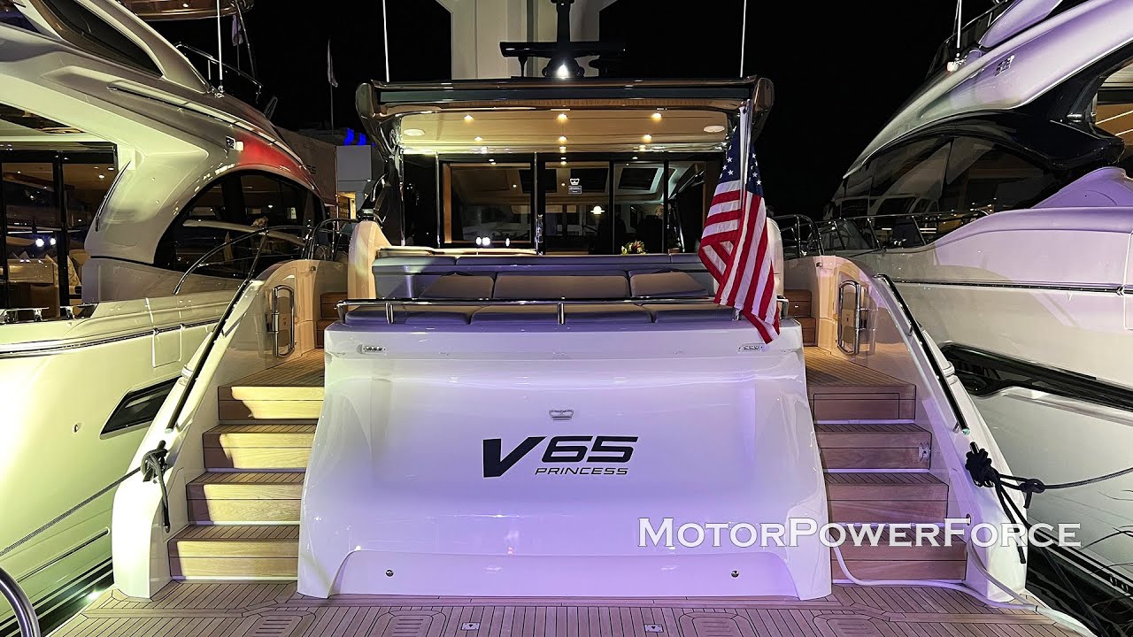 Princess V65 2022 Yacht Walkaround Tour