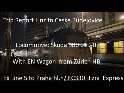 FAST EXPRESS CONECTION FROM LINZ TO PRAGUE? TRIP REPORT |EC 330 EX 5| ÖBB/CD | 1st class