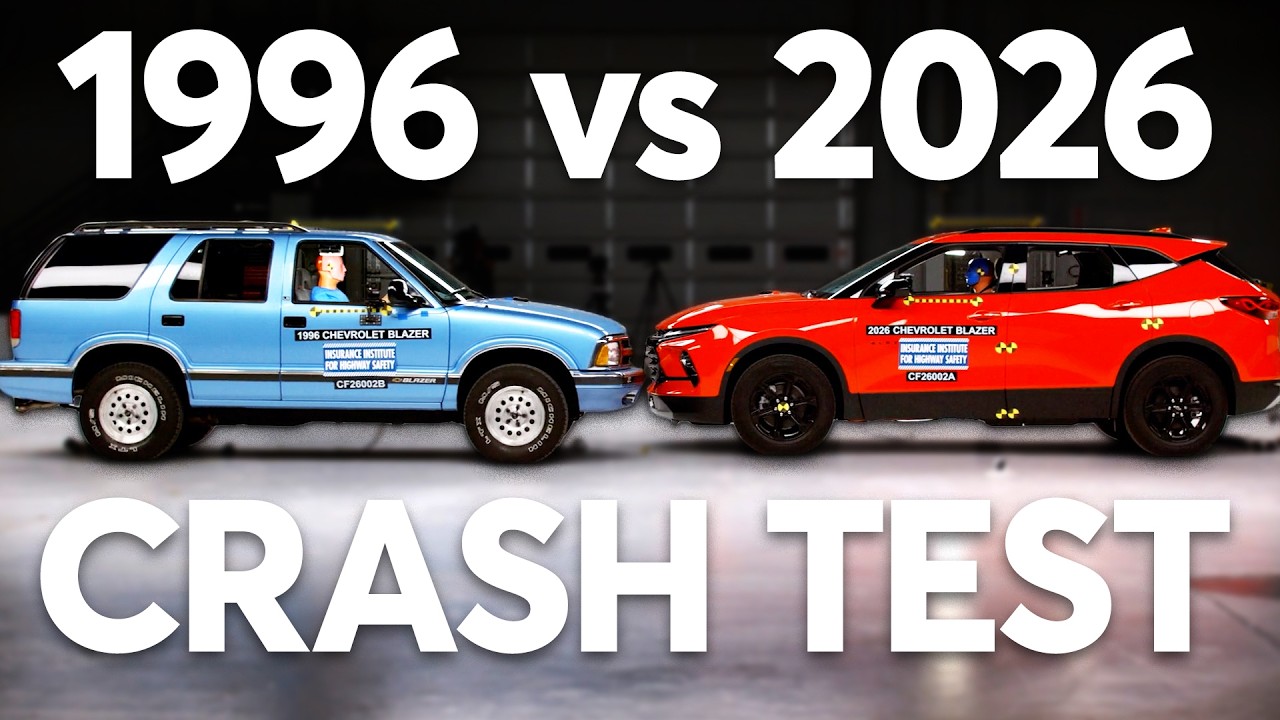 1996 vs. 2026 Chevrolet Blazer IIHS Crash Test: The Difference Is Shocking | Consumer Reports