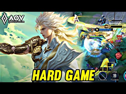 AOV : MURAD GAMEPLAY | HARD GAME - ARENA OF VALOR LIENQUANMOBILE ROV