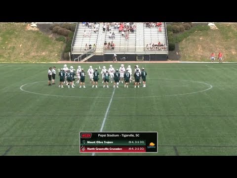 NGU Men's Lacrosse 2018 Highlights - North Greenville vs. #16 Mount Olive