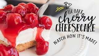 No Bake Cherry Cheesecake