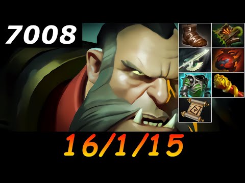 Dota 2 Lycan 7008 MMR 16/1/15 (Kills/Deaths/Assists) Ranked Full Gameplay