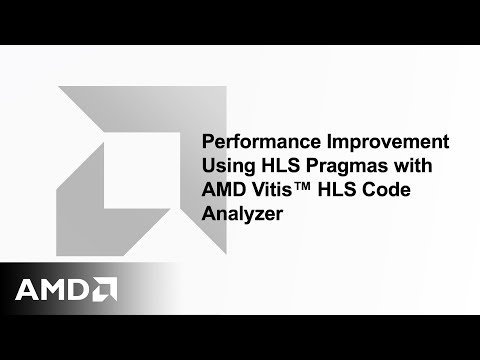 Performance Improvement Using HLS Pragmas with AMD Vitis™ HLS Code Analyzer