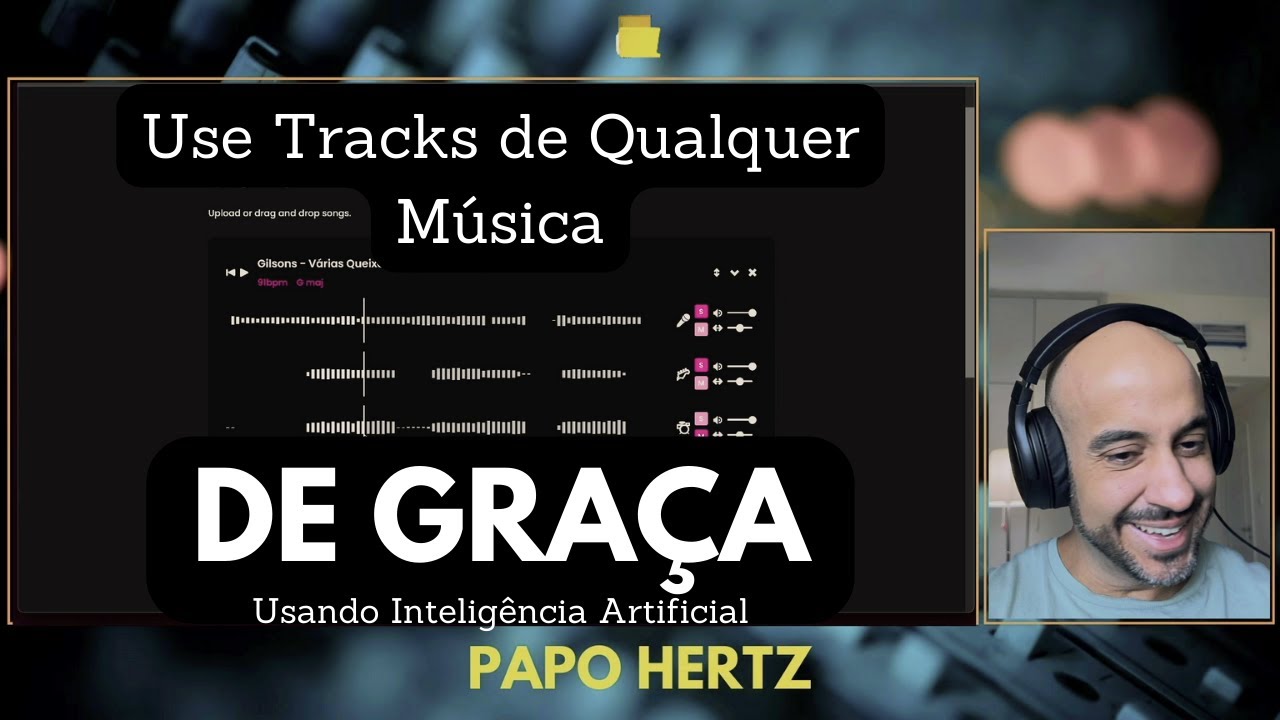 Playback de qualquer música. Inteligência Artificial. FADR