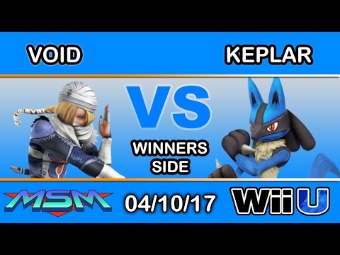 MSM 93 - CLG | VoiD (Sheik) Vs. Keplar (Lucario) Winners Side - Smash Wii U