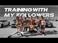 Training w/ My Followers | Talking About Jesus | Meet & Greet #1