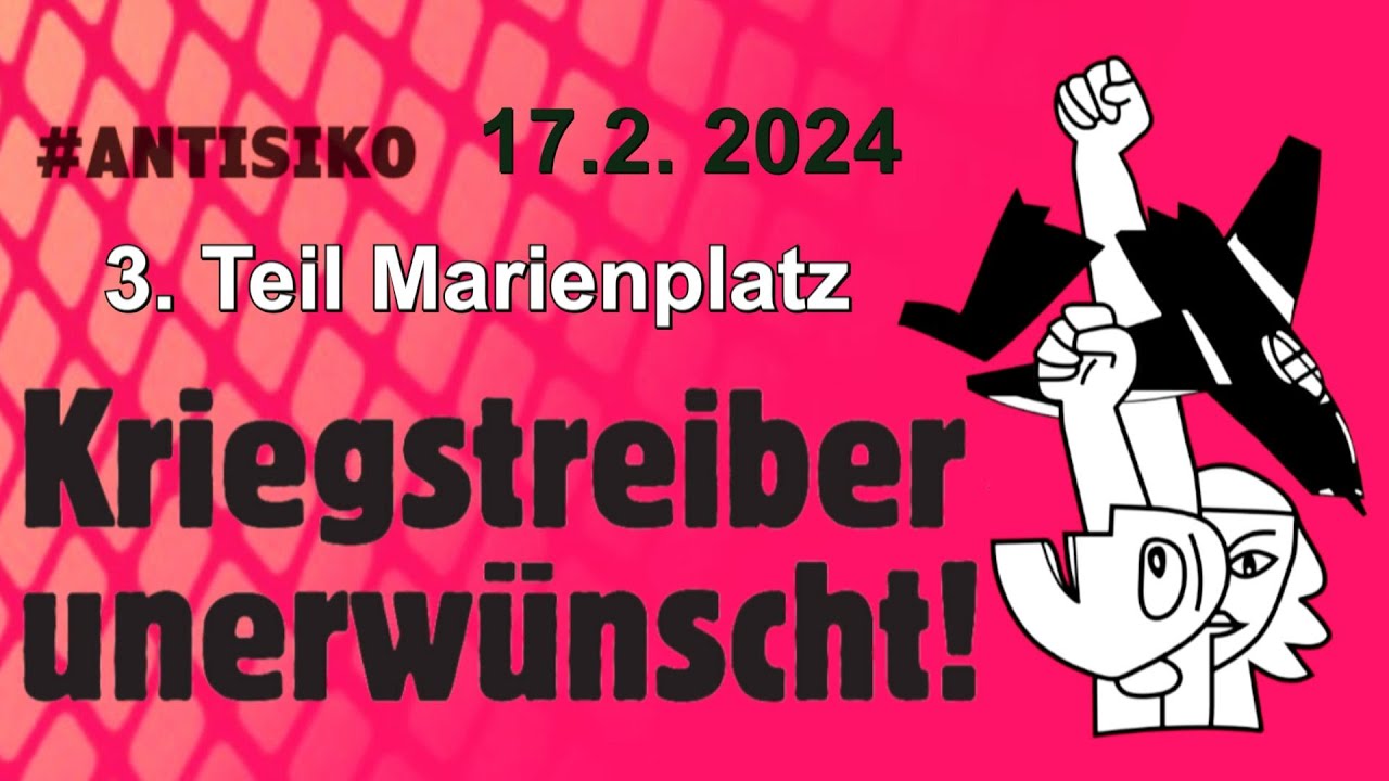 Antisiko 17.2. 2024 Teil 3 Abschlussveranstaltung am Marienplatz