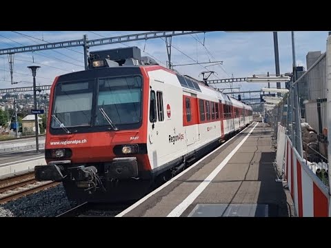 CFF Regionalps-Domino à Renens | SBB Regionalps-Domino durchfahrt in Renens VD