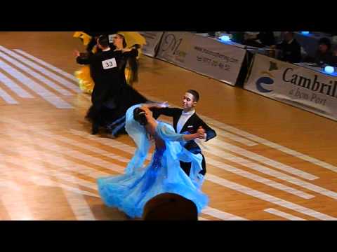 Cambrils 2013 Youth Semi-final - Dominykas Granskas & Kotryna Petrosiute - viennese waltz