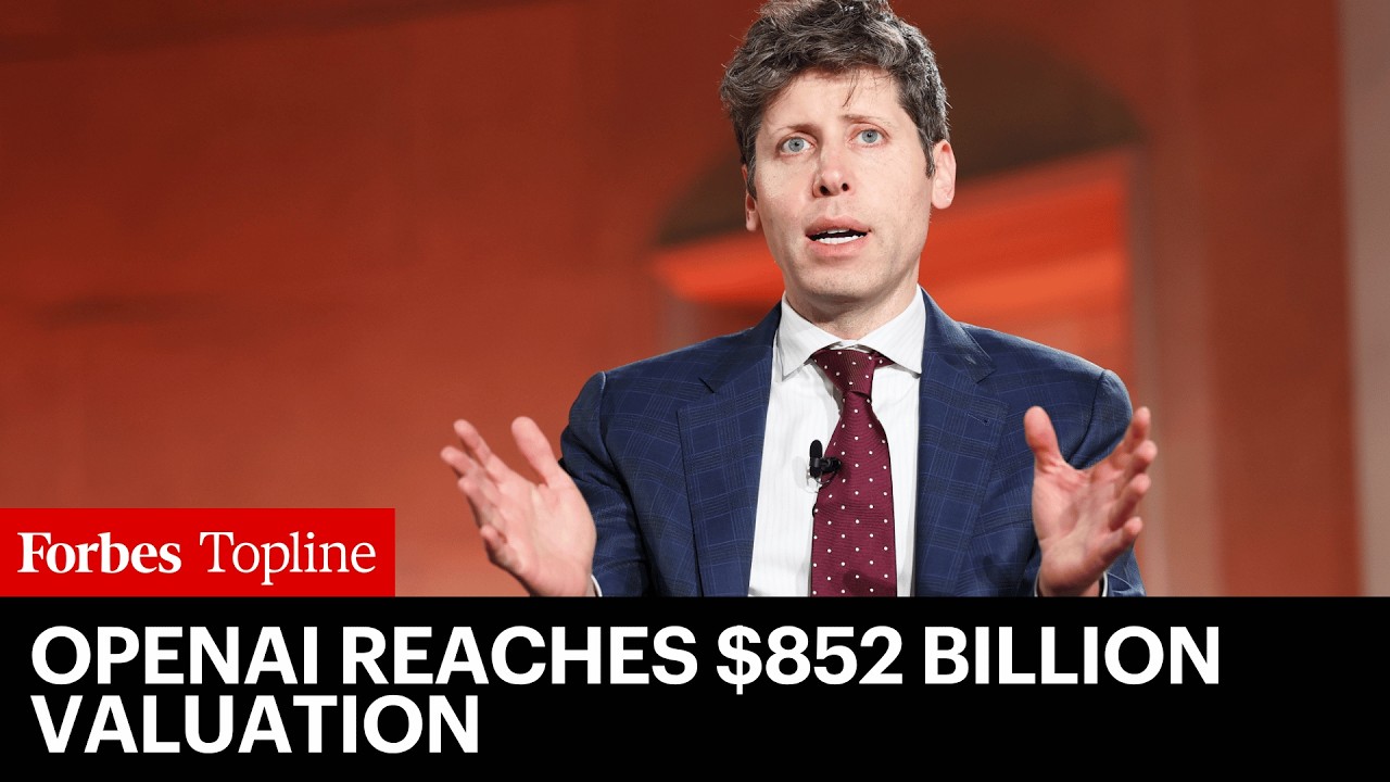 OpenAI Valuation Reaches $852 Billion After Massive Funding Round
