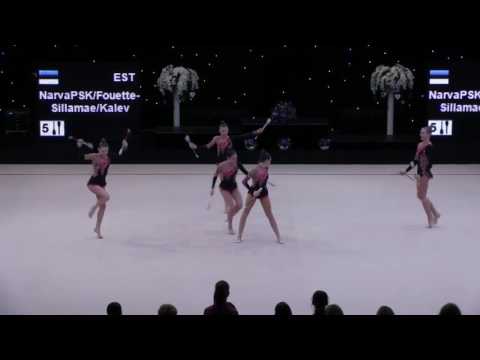 Miss Valentine 2017.RG Junior Group.Narva PSK Fouette - Sillamäe Kalev Junior.5-clubs.EST