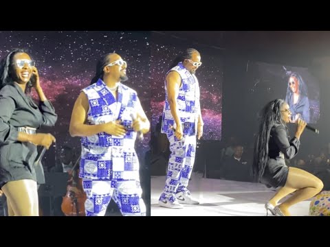 King Herself Cindy joined Navio on stage to perform their hit song “Ndi mukodo” at Navio’s concert