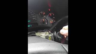 Replacing ignition key cylinder! 03 Chevy 1500 4x4! GM vehicles!