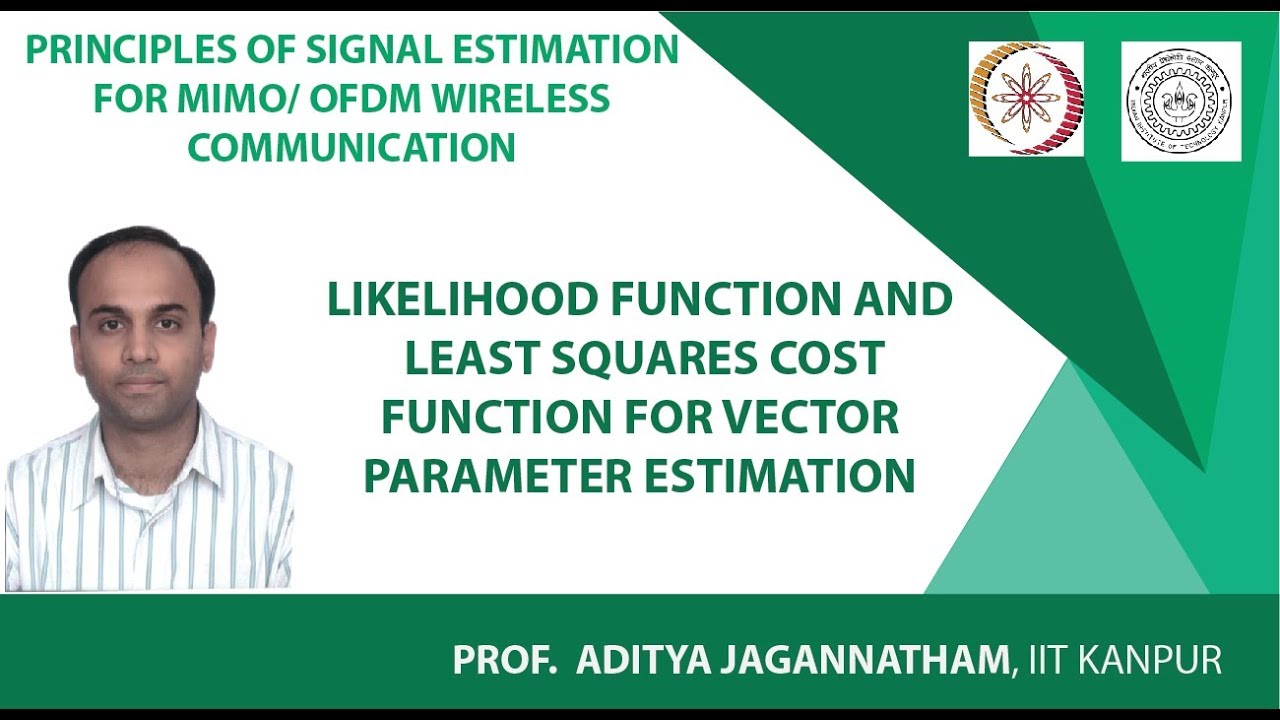 Likelihood Function and Least Squares Cost Function for Vector Parameter Estimation