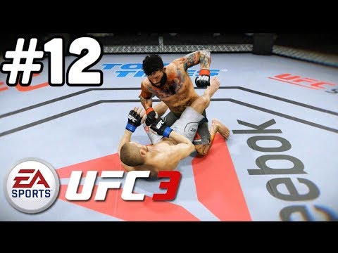 UFC 3 Featherweight Career Mode Walkthrough Part 12 - CRAZY FIGHT WITH KHABIB!