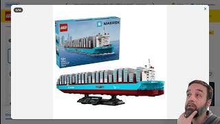 New LEGO Maersk Dual-Fuel Container Ship reveal & thoughts! 23" / 60 cm long #NotSponsored 40955