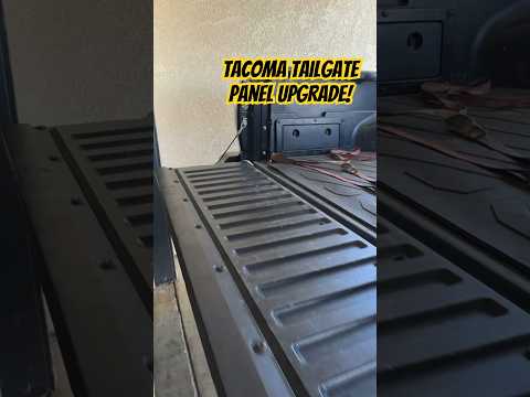 Upgrading my #Toyota #Tacoma tailgate panel with a #snailarmor flat panel!