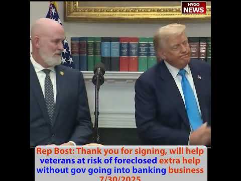 Trump: Nancy Pelosi became rich inside trading, disgraceful, investigated; loan veterans foreclosure