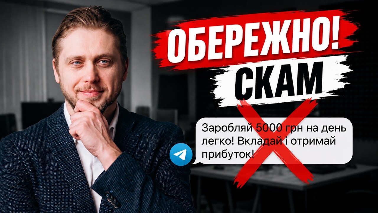 Як ШАХРАЇ в Telegram заробляють на вас? Розбір СХЕМ фінансового СКАМУ