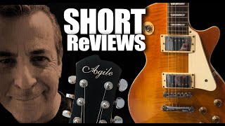 Video thumbnail for Agile AL2000 SHORT ReVIEWS    Les Paul Copy made in KOREA by Short Reviews