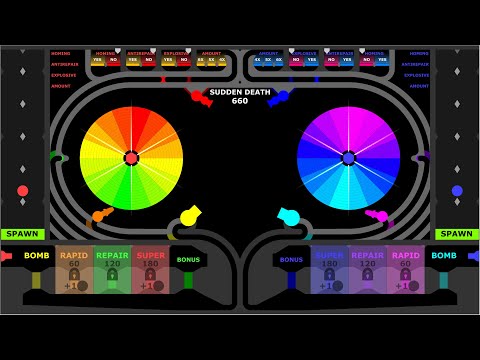 Team Core Destruction 2 - Marble Battle in Algodoo