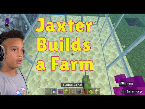 Creative Jaxter - Jaxter Builds a Farm | Minecraft