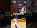 Austin Reaves on pointing at Bronny after his clutch 3! ? | #Shorts