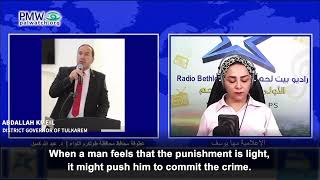 Abdallah Kmeil talking about crime against women