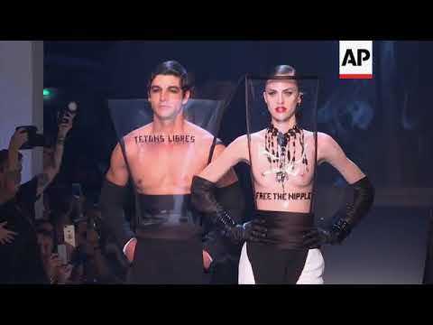 Jean Paul Gaultier's fall-winter 2018-19 couture collection inspired by smoking