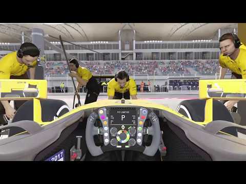 F1 2017  PS4 : Career Mode Part 4 Bahrain Gp Full Race Weekend
