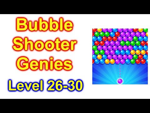 Bubble Shooter Genies Level 26-30 For Cell Phone