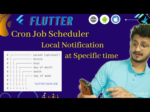 Flutter Cron Job Scheduler  - Show local notification at specific time