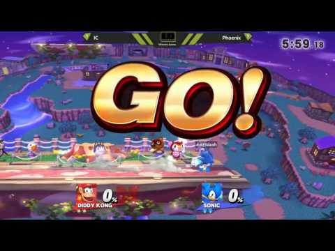 Smash Lounge 89 - IC (Diddy Kong) vs Phoenix (Sonic)
