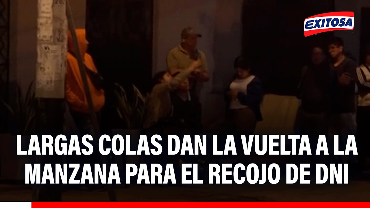 🔴🔵 Santa Anita: Largas colas dan la vuelta a la manzana en sede del RENIEC a días de las elecciones