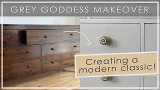 How to upcycle a pine chest of drawers