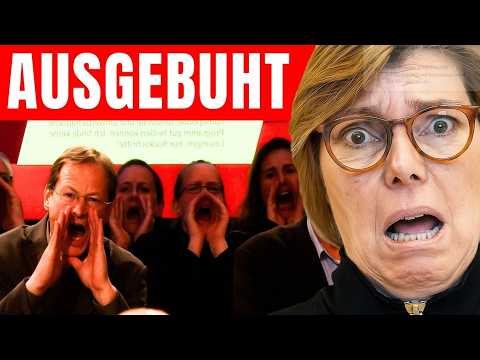 Suddenly, the presenter is booed when she tries to speak negatively about the AfD!