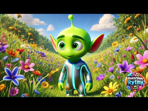 Zielony ufoludek - piosenki dla dzieci - KOLOROWE RYTMY