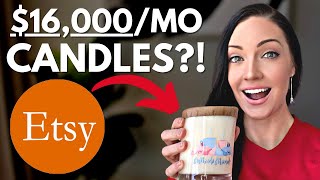 Selling Profitable Candles on Etsy (Store Review) w/ Print On Demand!