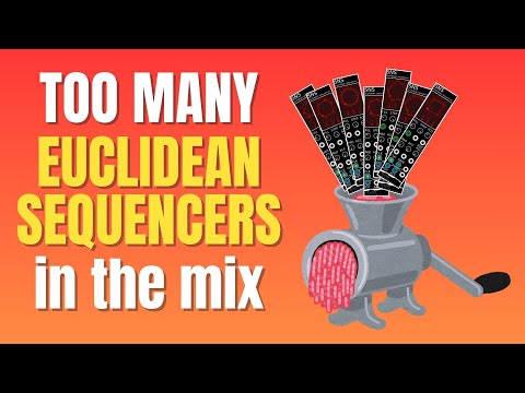 Too Many EUCLIDEAN SEQUENCERS | miRack Eurorack Modular Improvised Afro, Techno, Acid, Breakbeat