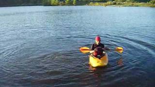 preview picture of video 'Kayak Rolling practice in Oxford Lake'