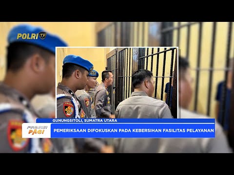 WAKAPOLRES NIAS TINJAU KESIAPSIAGAAN PIKET DAN KEBERSIHAN MAKO POLRES