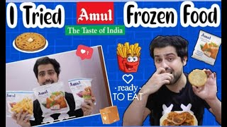 Tried AMUL Frozen Food || Food Challenge || 24 Hours