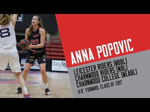 Anna Popovic (Class of 2017) - 6'0 Forward - 2015/16 Highlights
