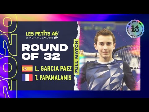 Les Petits As 2020 | Boys Round of 32 | Luis Garcia Paez vs. Theo Papalamis
