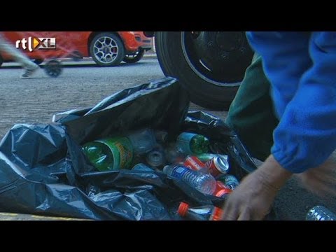 Amerikaanse zwervers komen rond van statiegeld