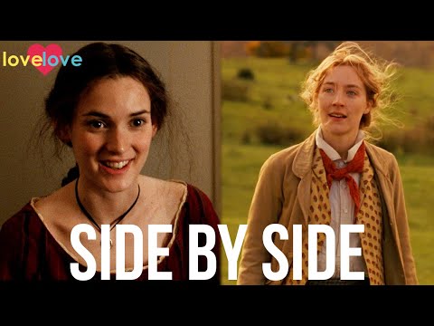 Thumbnail of the video: Comparing 1994 & 2019 Little Women
