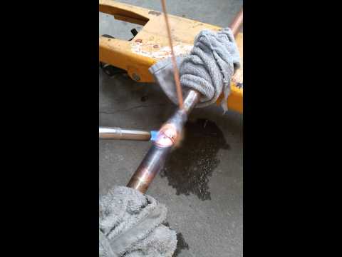 Turbo Torch TX 504 takes nearlly 1 minutes to welding the 22mm brass tube